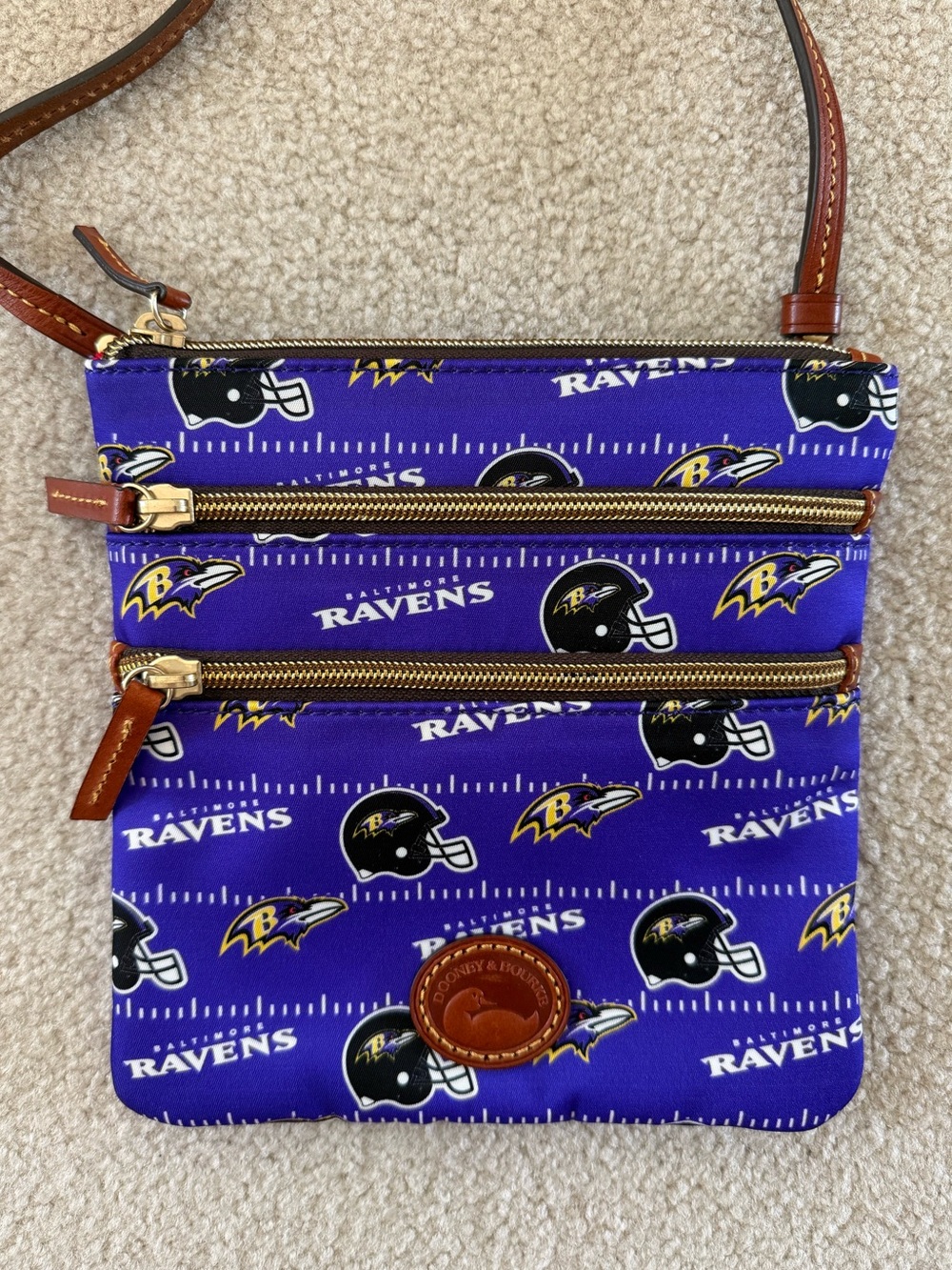 New Baltimore RAVENS Dooney & Bourke Crossbody Bag